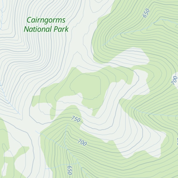 Map of Monadh an t-Sluich Leith