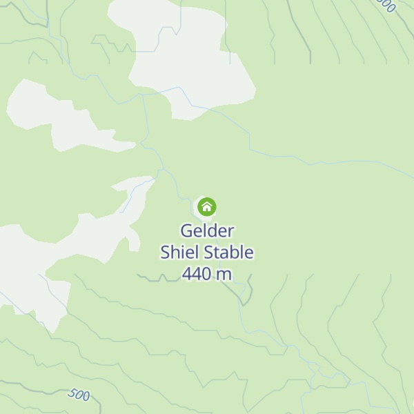 Map of Gelder Shiel Stable