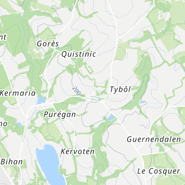 Map of Gîte de Locmaria