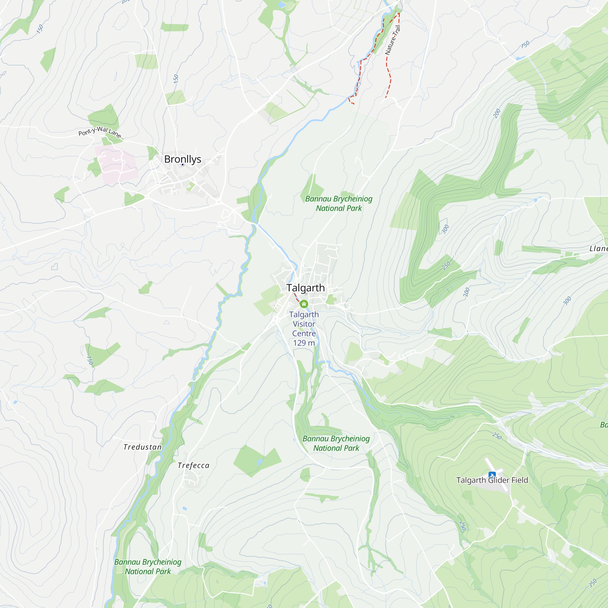 Talgarth Visitor Centre map