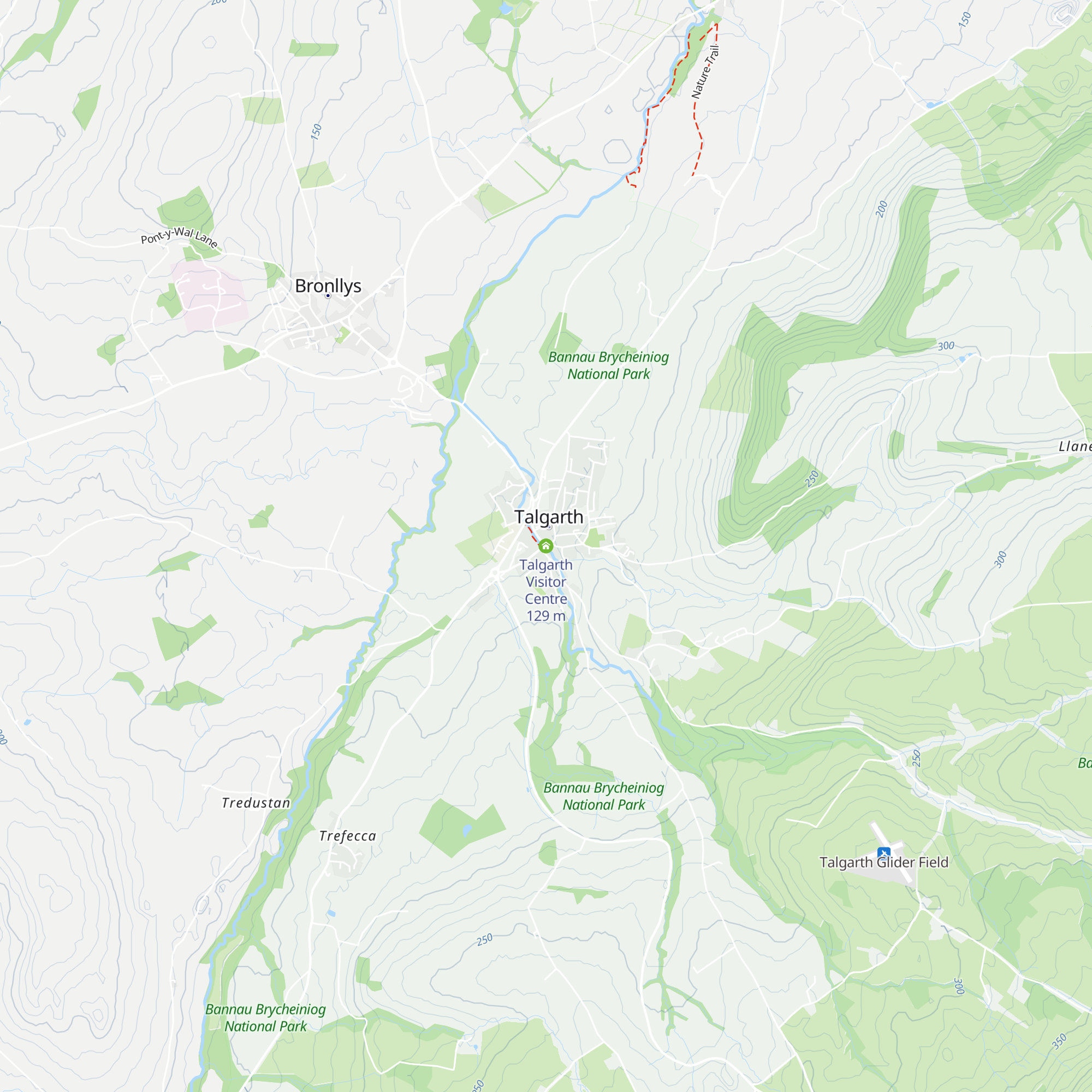 Talgarth Visitor Centre map