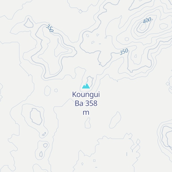 Map of Koungui Ba