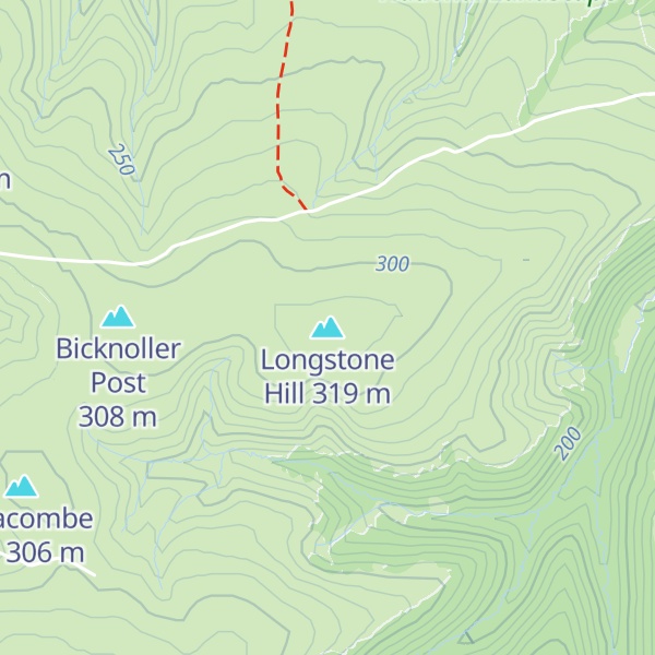 Map of Longstone Hill