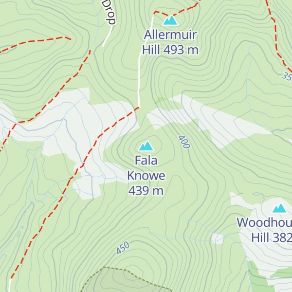 Map of Fala Knowe