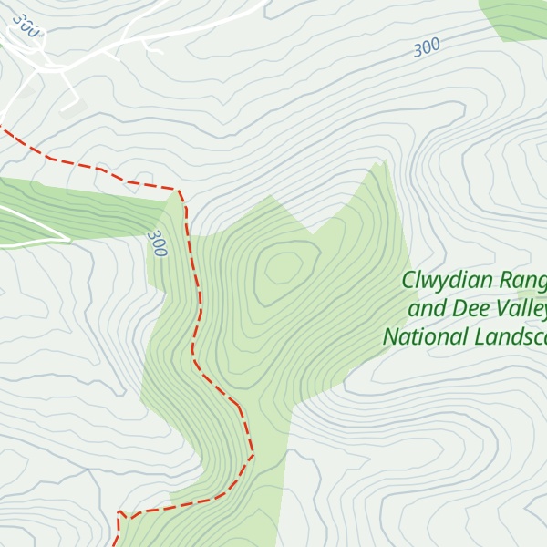 Map of Moel Gyw
