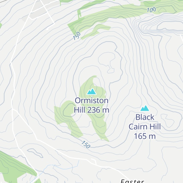 Map of Ormiston Hill