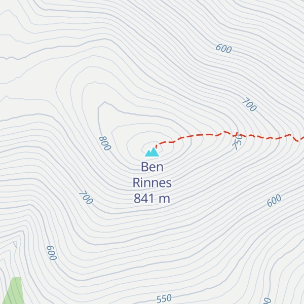 Map of Ben Rinnes