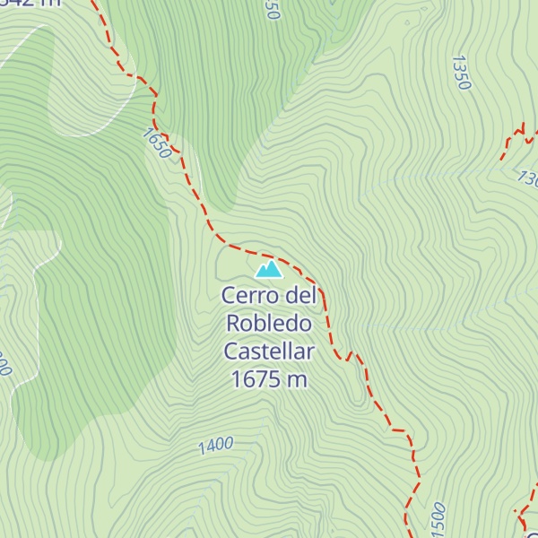 Map of Cerro del Robledo Castellar
