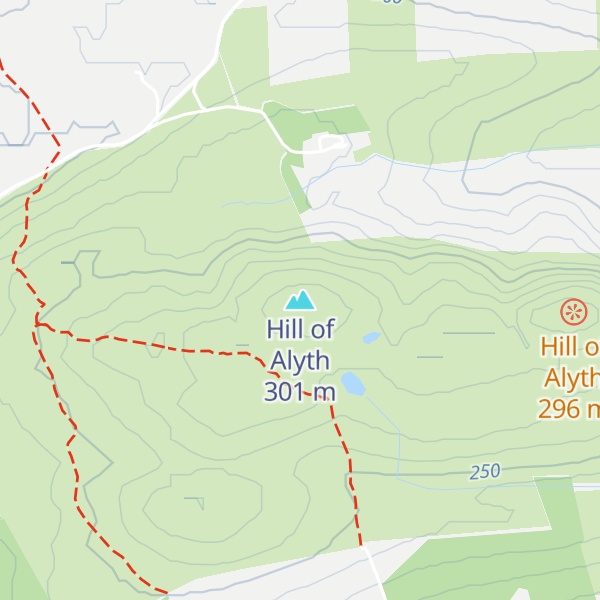Map of Hill of Alyth