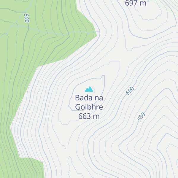 Map of Bada na Goibhre