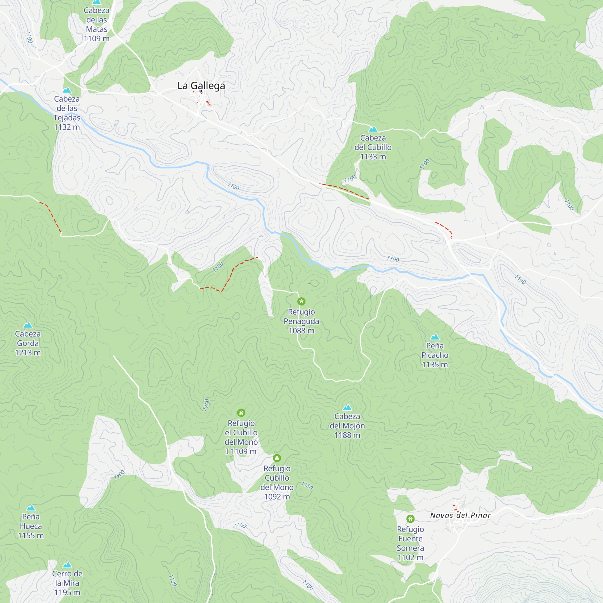 Refugio Penaguda map