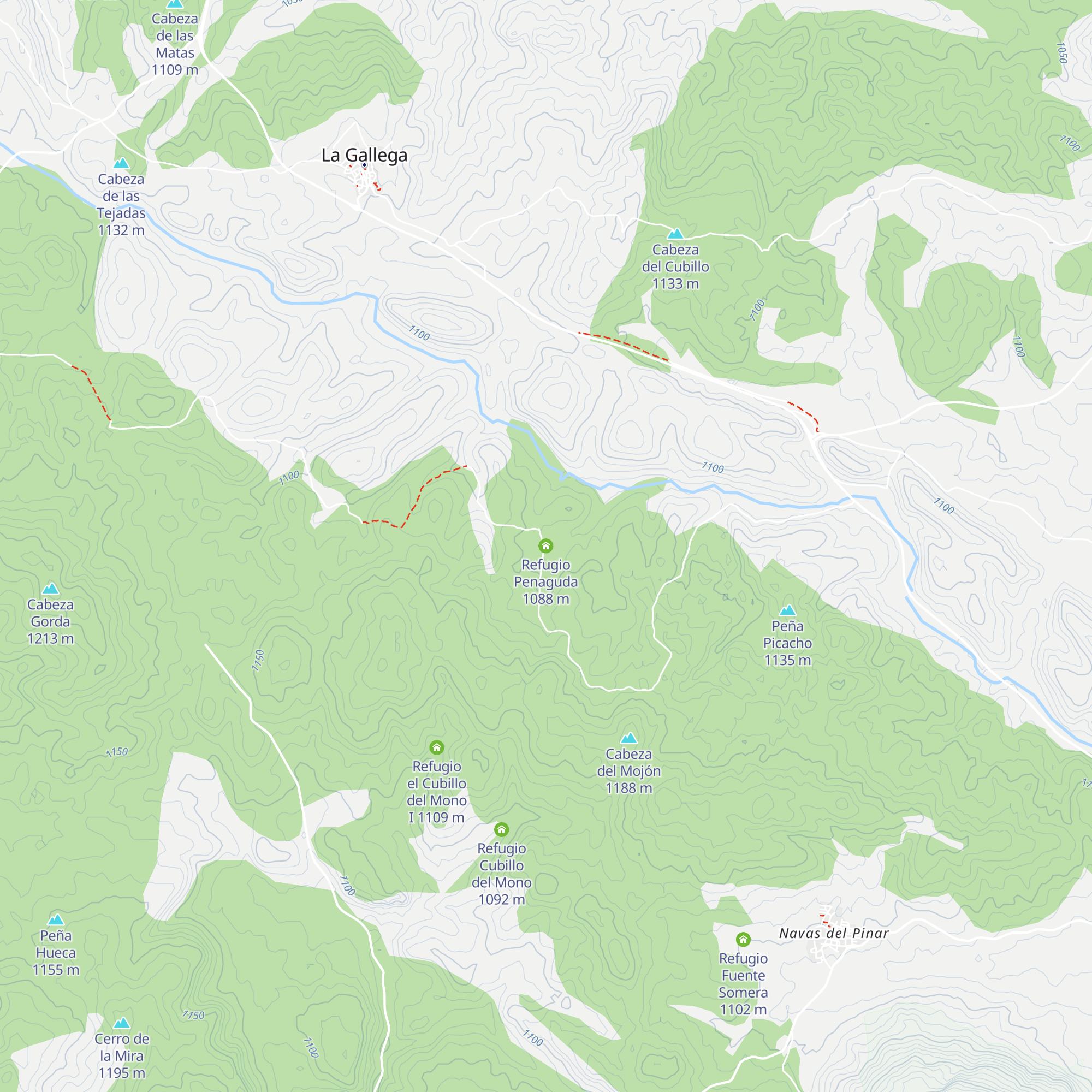 Refugio Penaguda map