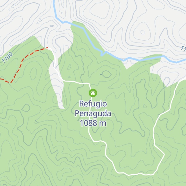 Map of Refugio Penaguda