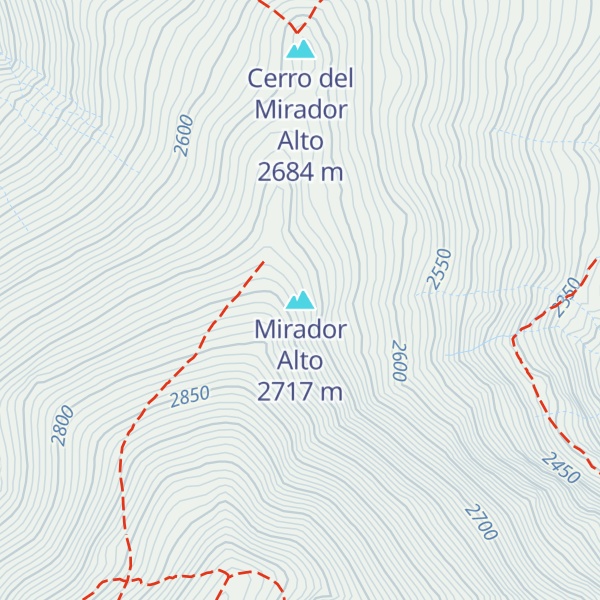 Map of Mirador Alto