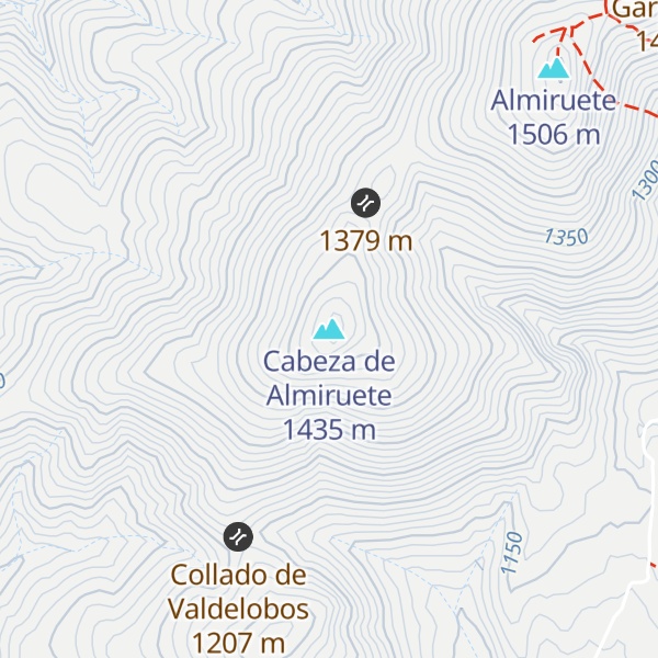 Map of Cabeza de Almiruete