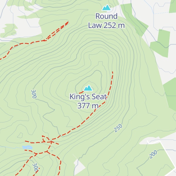 Map of King's Seat