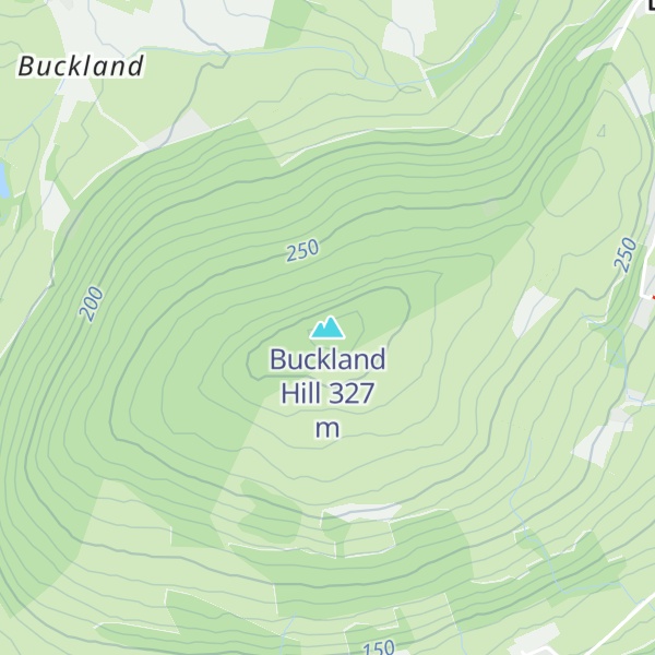 Map of Buckland Hill