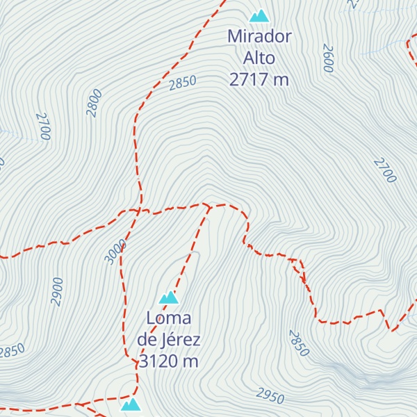 Map of Picón de Jeres