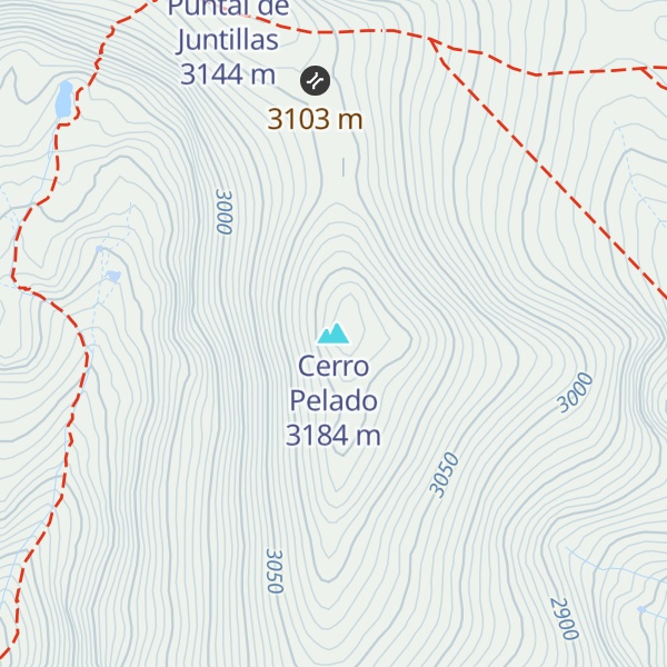 Map of Cerro Pelado