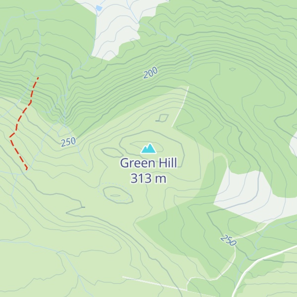 Map of Green Hill