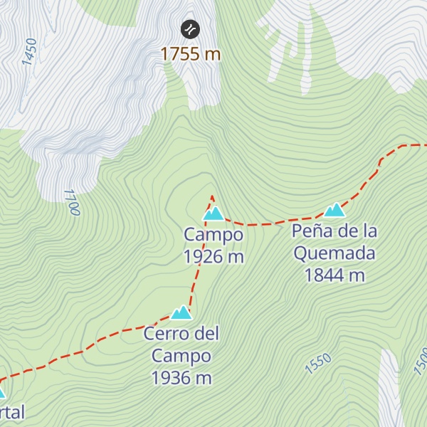 Map of Campo