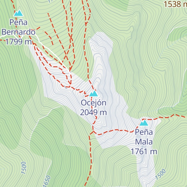 Map of Ocejón