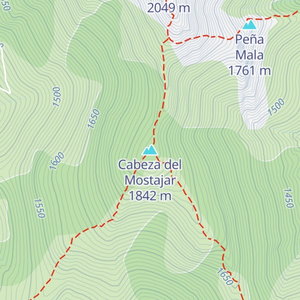 Map of Cabeza del Mostajar