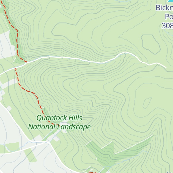 Map of Bicknoller Hill