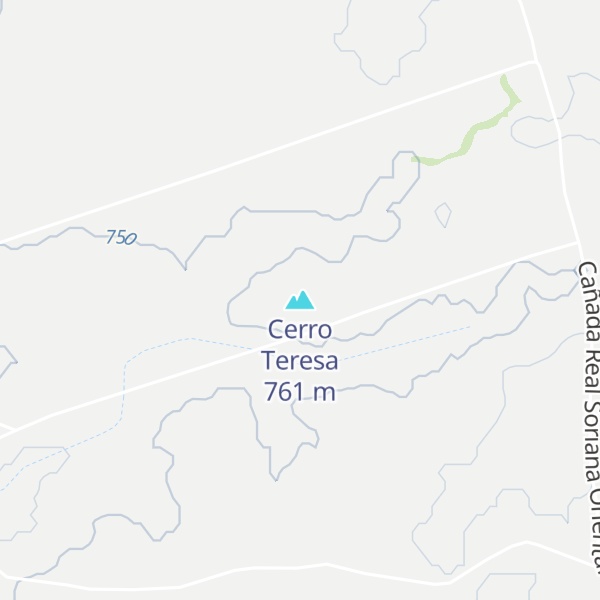 Map of Cerro Teresa