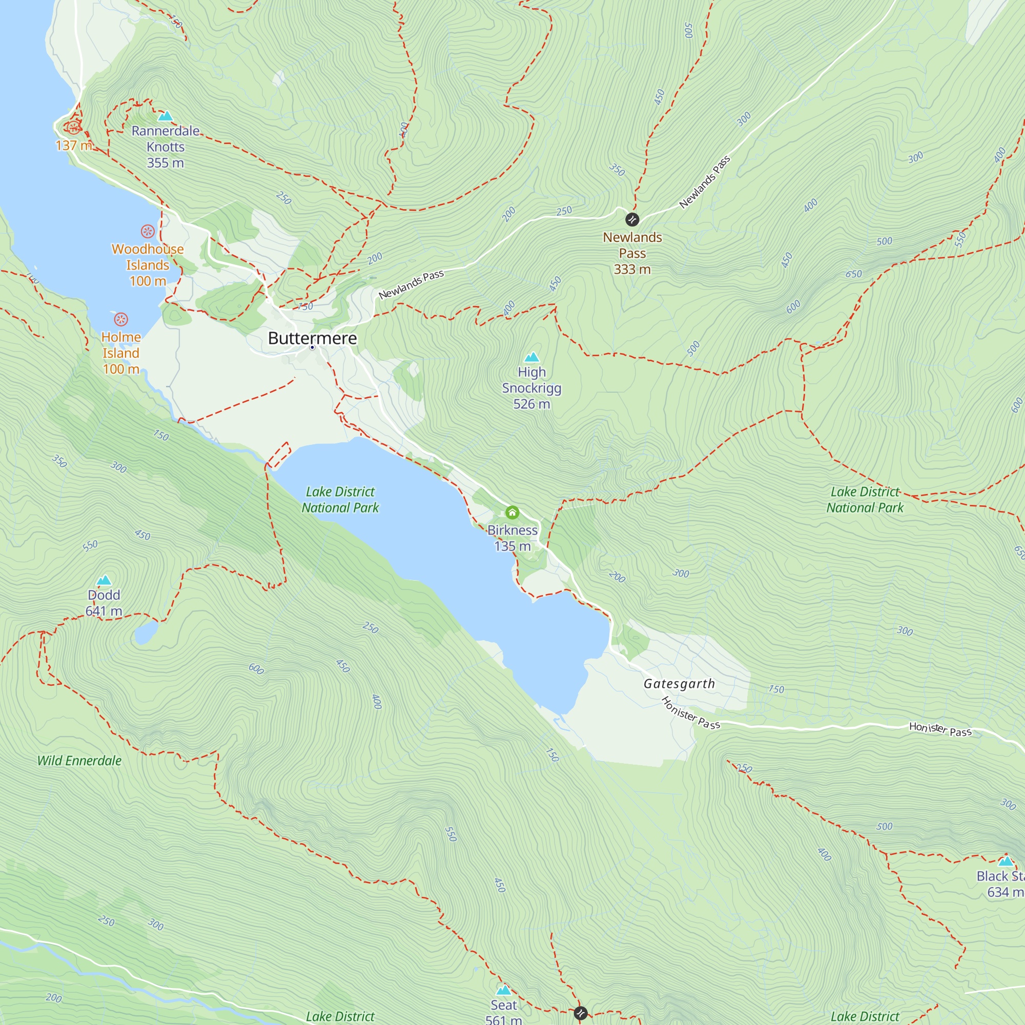 Birkness map