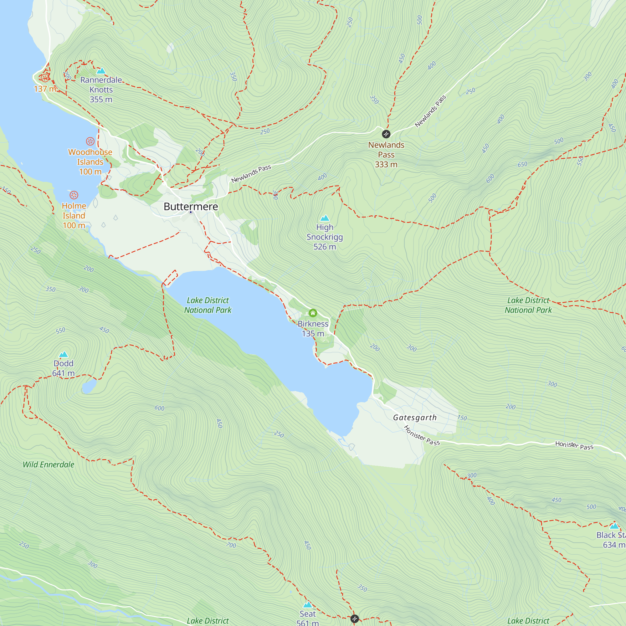 Birkness map
