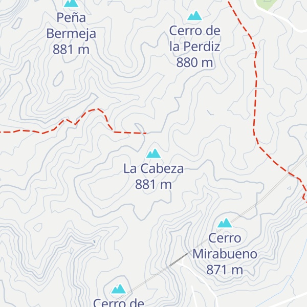 Map of La Cabeza