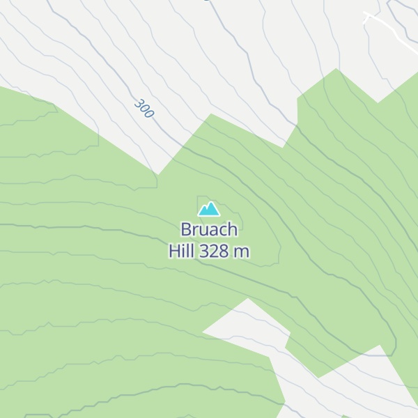 Map of Bruach Hill