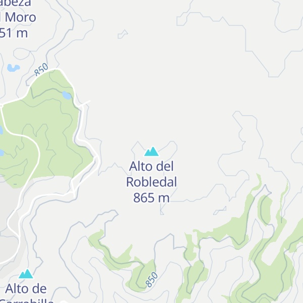 Map of Alto del Robledal