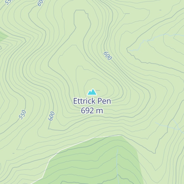 Map of Ettrick Pen