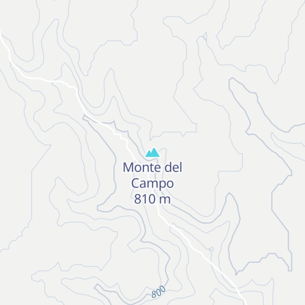 Map of Monte del Campo
