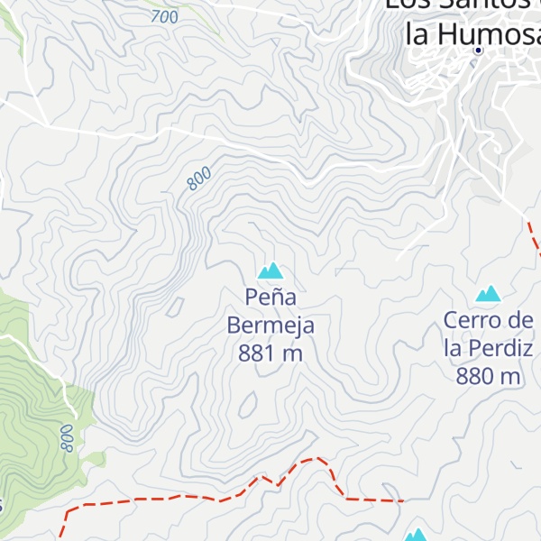 Map of Peña Bermeja
