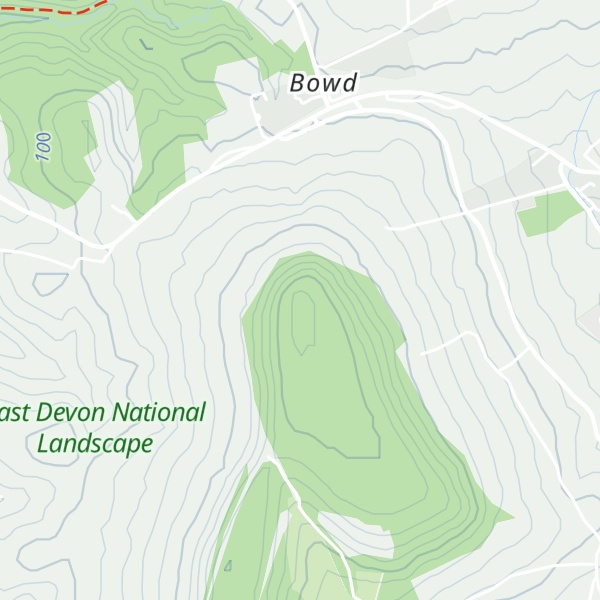 Map of Bulverton Hill