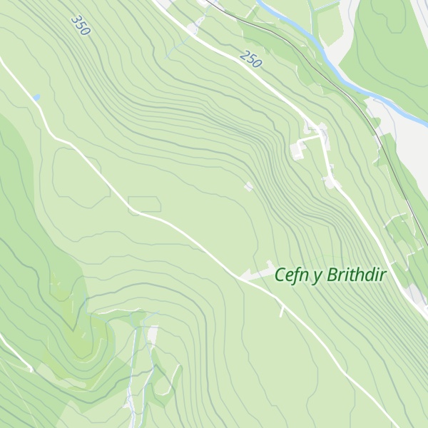 Map of Y Darren