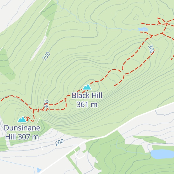 Map of Black Hill