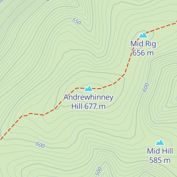 Map of Andrewhinney Hill