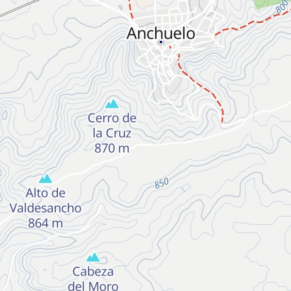 Map of Cerro del Colmenar