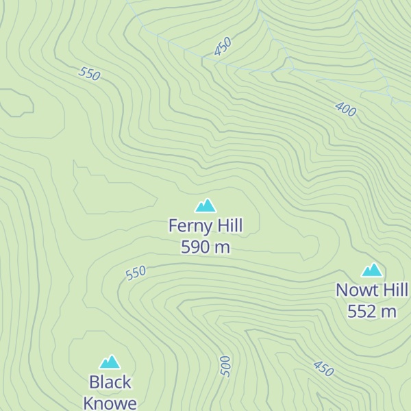 Map of Ferny Hill