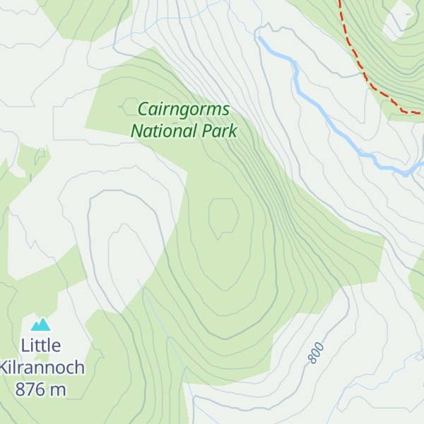 Map of Meikle Kilrannoch