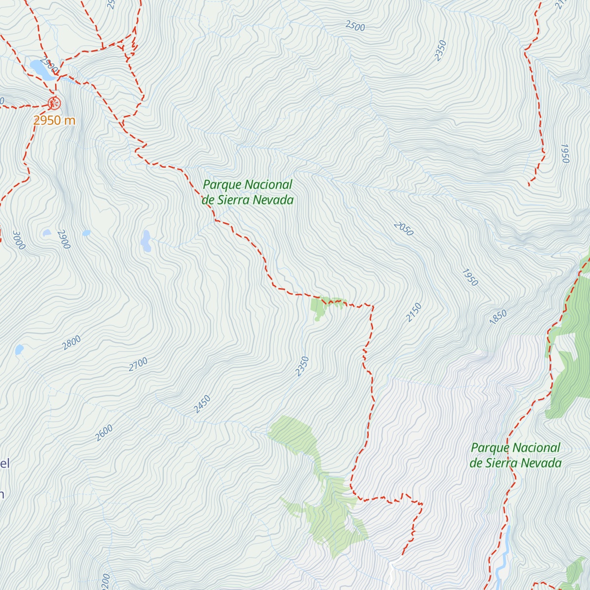 Refugio vivac La Campiñuela map