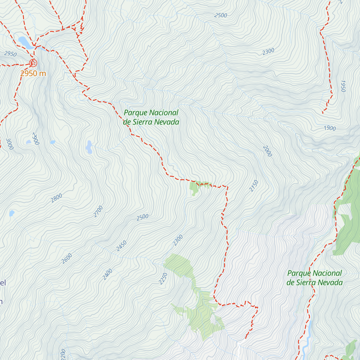 Refugio vivac La Campiñuela map