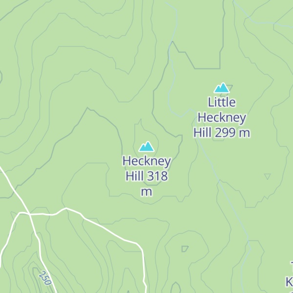Map of Heckney Hill
