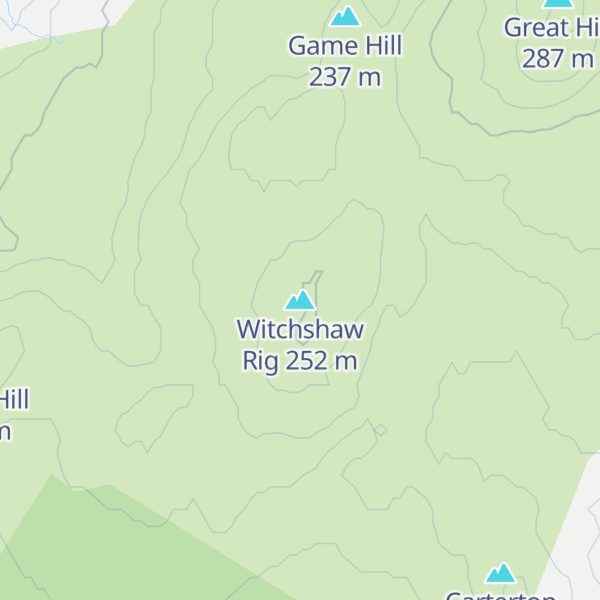 Map of Witchshaw Rig