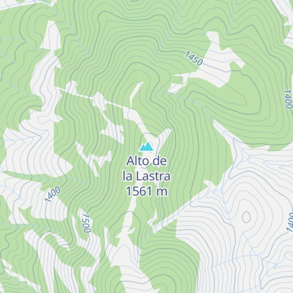 Map of Alto de la Lastra