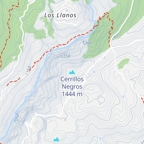 Map of Cerrillos Negros
